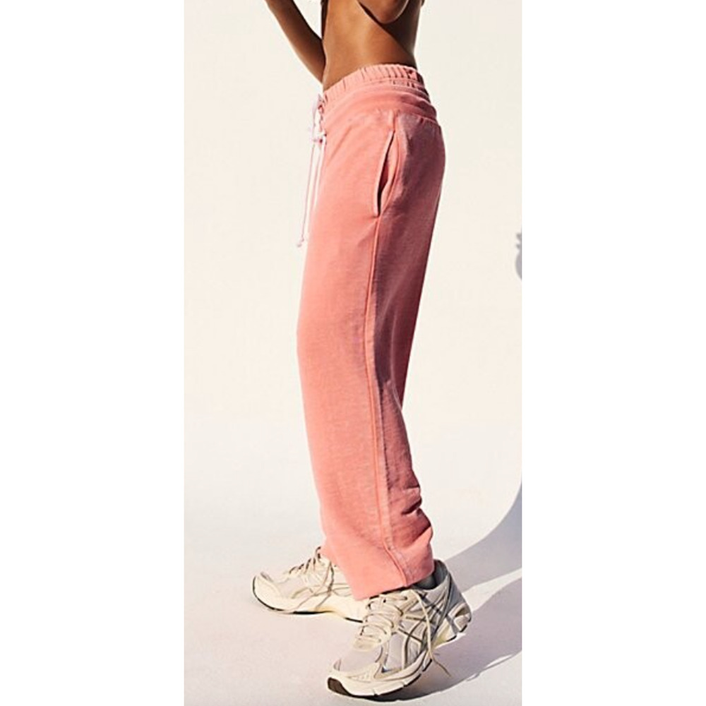 NEW FREE PEOPLE FP MOVEMENT GUAVA PLAYBOOK SWEATPANTS JOGGER PANTS SZ L - Picture 2 of 8